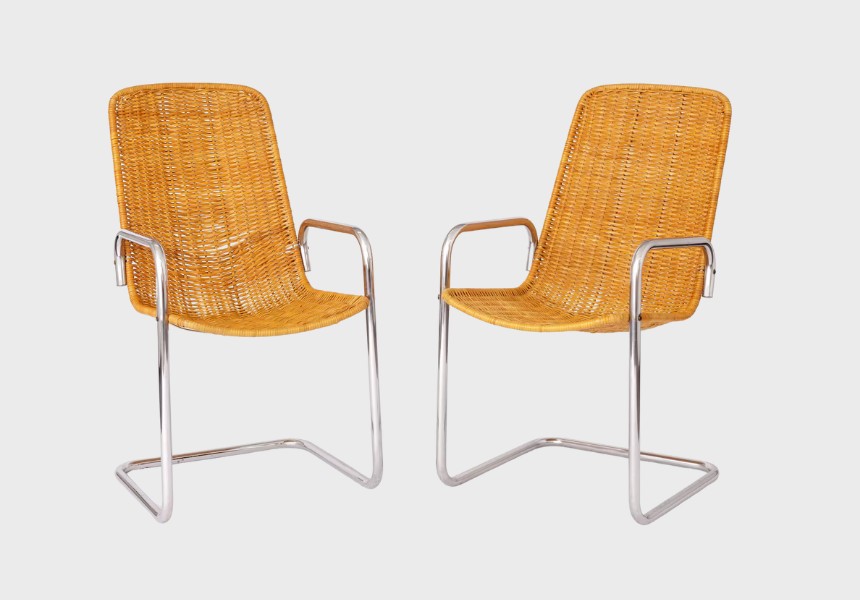 1970s Italian cantilever chairs